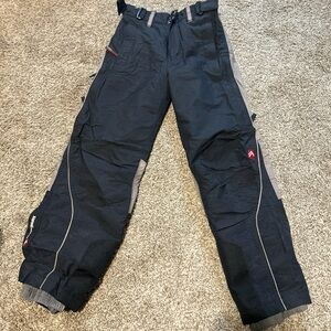 Alpine Men's Black and Gray Cargo Pants